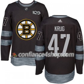 Adidas Maillot de Hockey Boston Bruins Torey Krug 47 1917-2017 100th Anniversary Noir Authentic - Homme